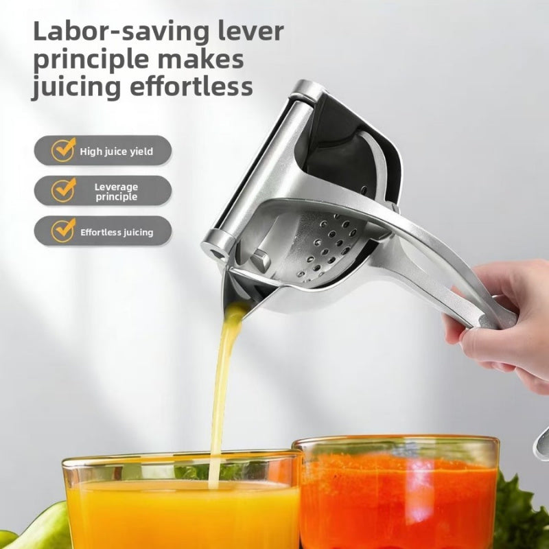 Manuell juicepress/citruspress i rostfritt stål 304 för hemmaköket