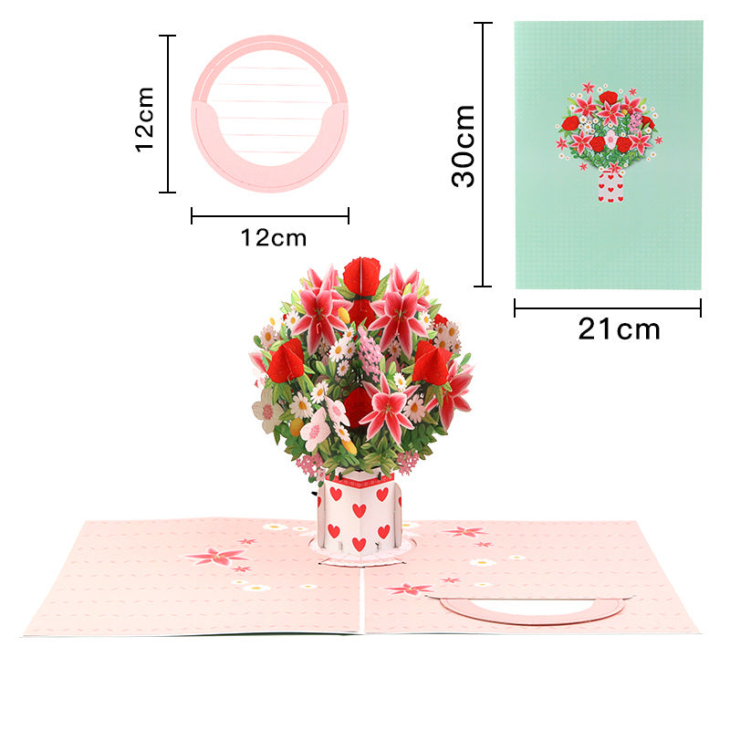 💌 Exklusivt för alla hjärtans dag: 3D-popup-kort med körsbärsblommor – Det ultimata minnet för kortälskare ❤️