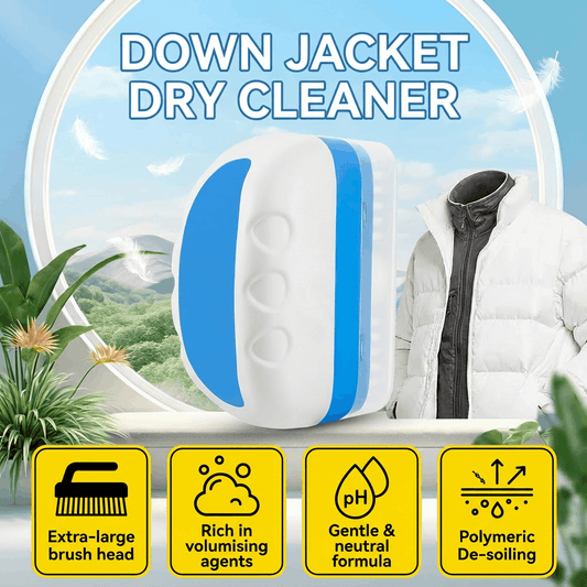 Kemtvätt för dunjackor med borste