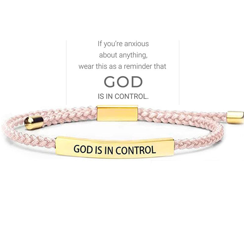 ✨📿 Vävt armband i rostfritt stål – motiverande och inspirerande armband med borttagbar tryck! ✨🦾