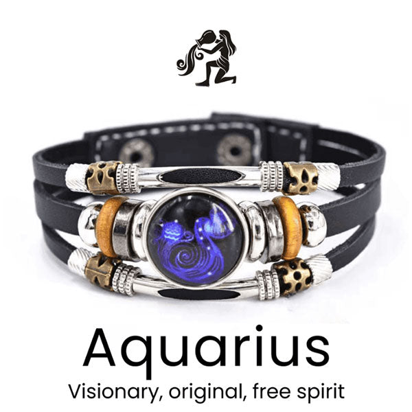 🌌 Bär ditt öde: Armbandet med de 12 stjärntecknen 🌌