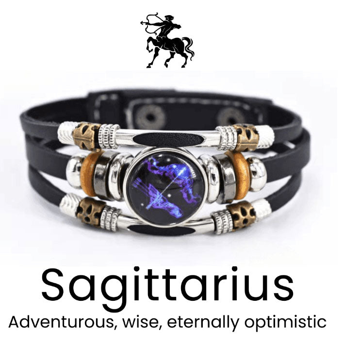 🌌 Bär ditt öde: Armbandet med de 12 stjärntecknen 🌌