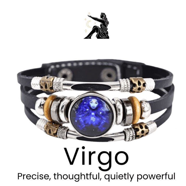 🌌 Bär ditt öde: Armbandet med de 12 stjärntecknen 🌌