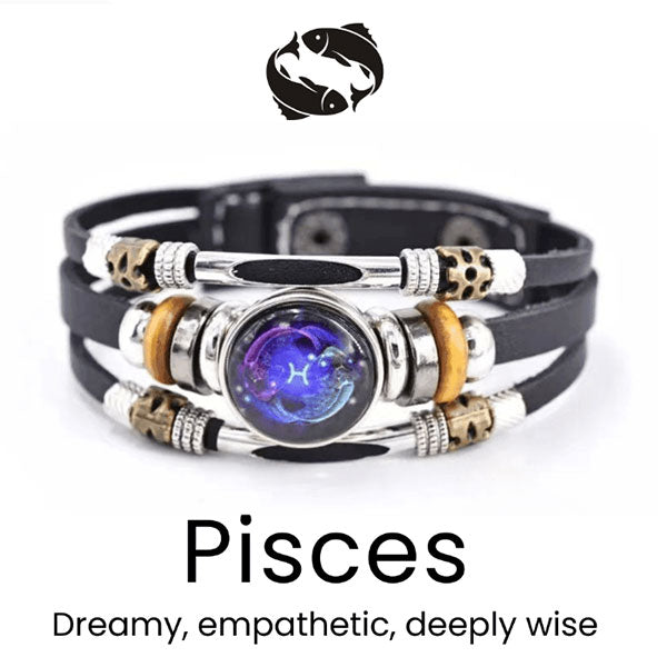 🌌 Bär ditt öde: Armbandet med de 12 stjärntecknen 🌌