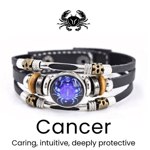 🌌 Bär ditt öde: Armbandet med de 12 stjärntecknen 🌌