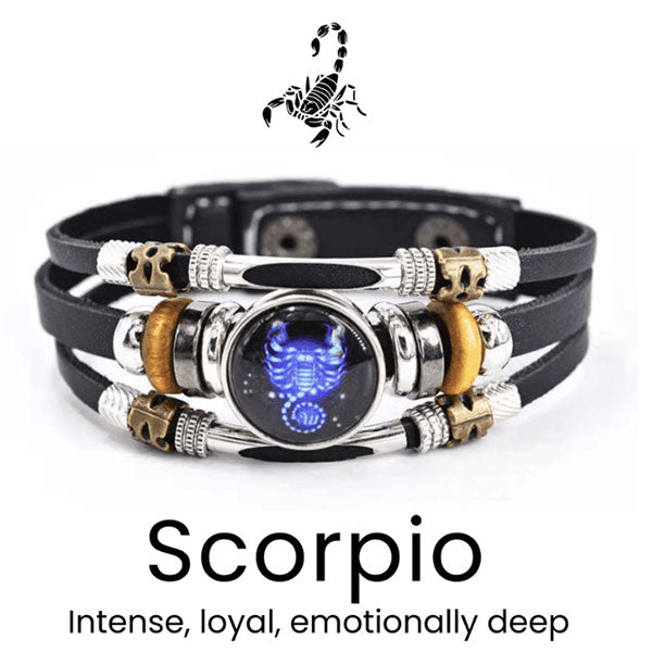 🌌 Bär ditt öde: Armbandet med de 12 stjärntecknen 🌌