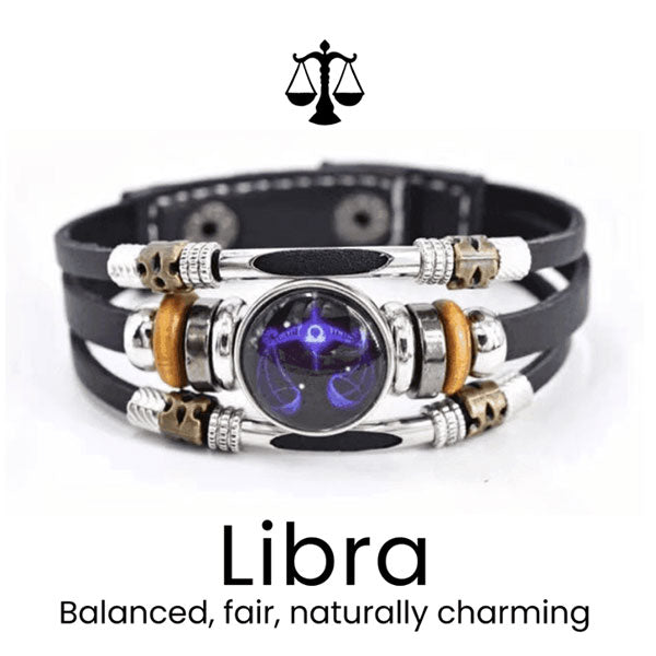 🌌 Bär ditt öde: Armbandet med de 12 stjärntecknen 🌌