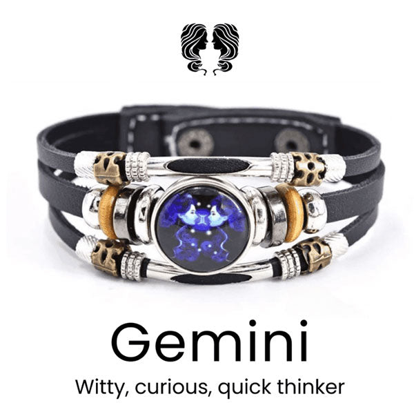 🌌 Bär ditt öde: Armbandet med de 12 stjärntecknen 🌌