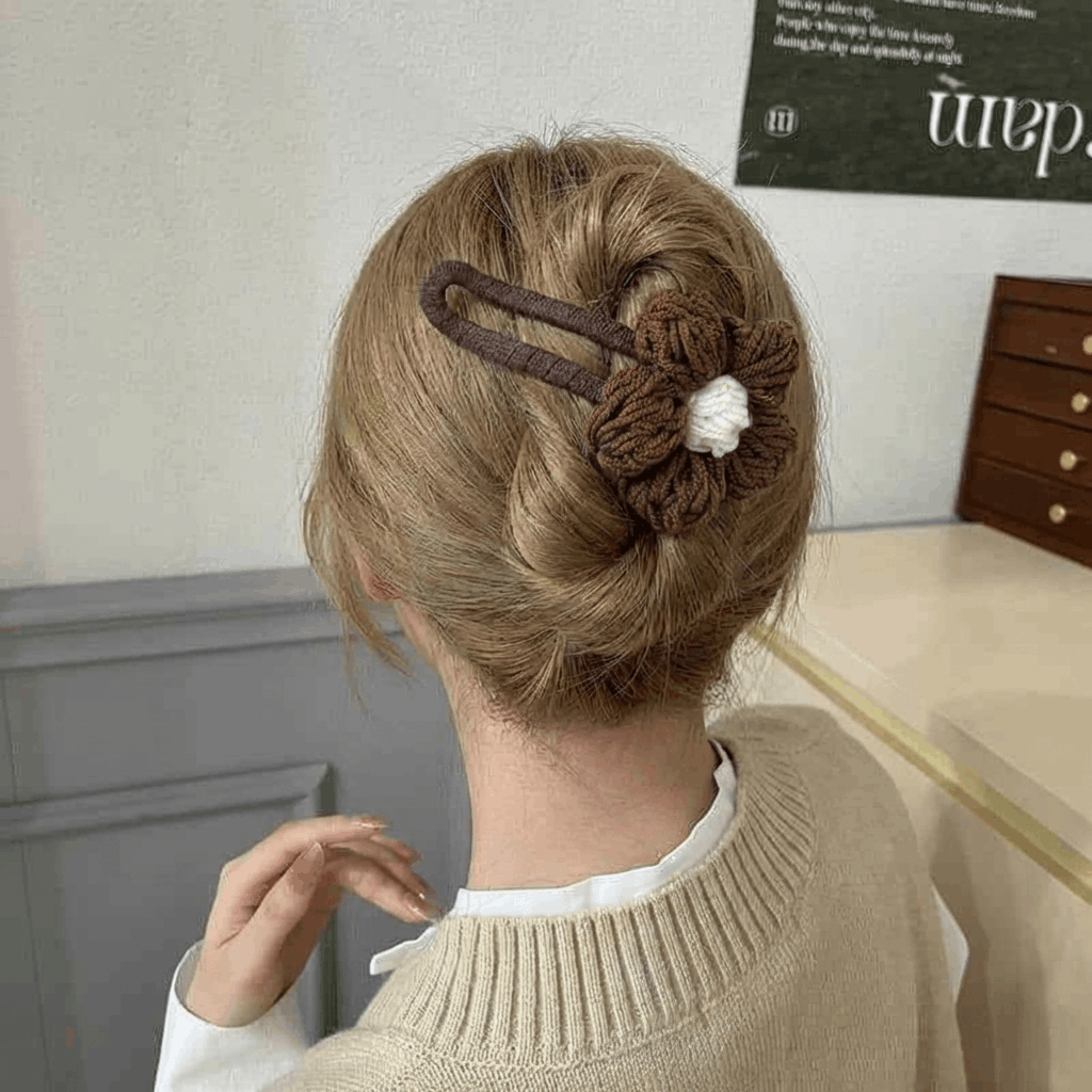 🌸Mjuk, tjock hårklämma – Icke-irriterande ankaformad klämma