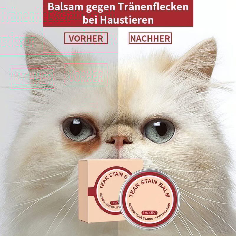 👀✨PET tårfläcksskyddande kräm & borstset 🐱🐶 för hundar och katter