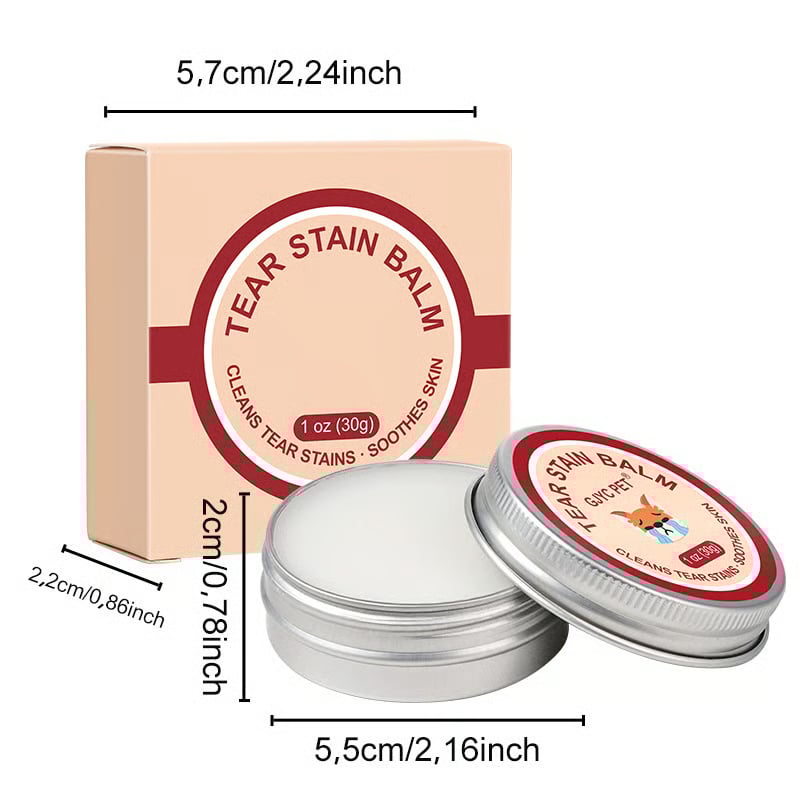 👀✨PET tårfläcksskyddande kräm & borstset 🐱🐶 för hundar och katter