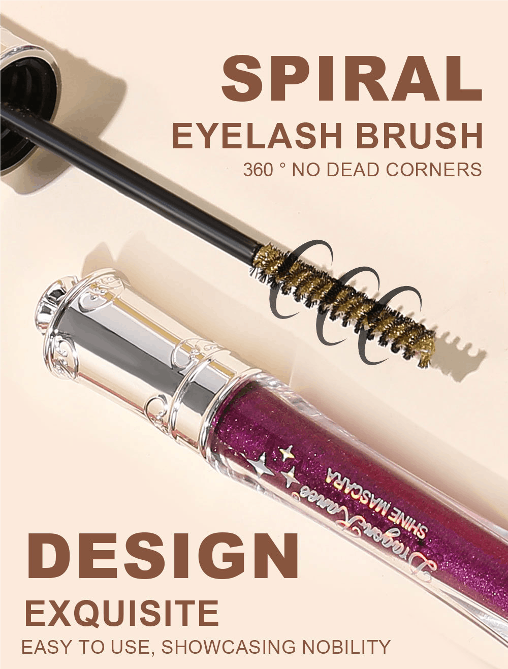 ✨Sparkle Color Mascara – Långvarig, smetar inte, perfekt för fester och cosplay