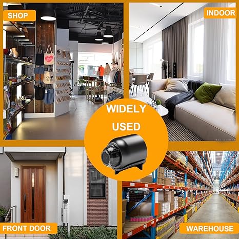 🔥Trådlösa dolda kameror, kompakta inomhus- och utomhuskameror med fjärrövervakningsfunktion