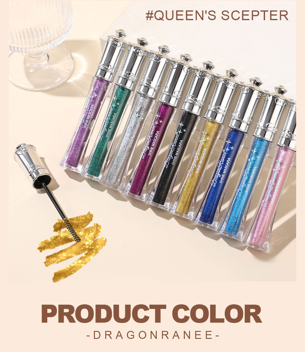 ✨Sparkle Color Mascara – Långvarig, smetar inte, perfekt för fester och cosplay