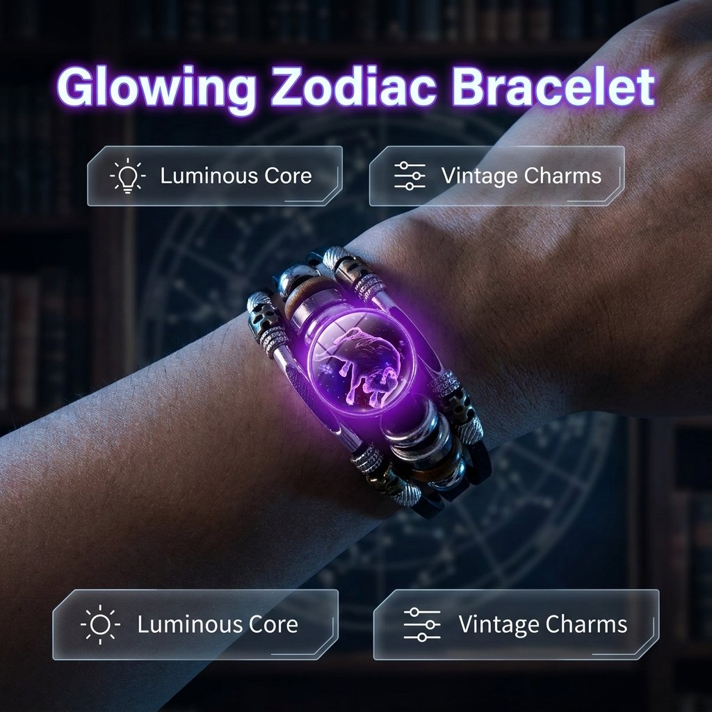 🌌 Bär ditt öde: Armbandet med de 12 stjärntecknen 🌌