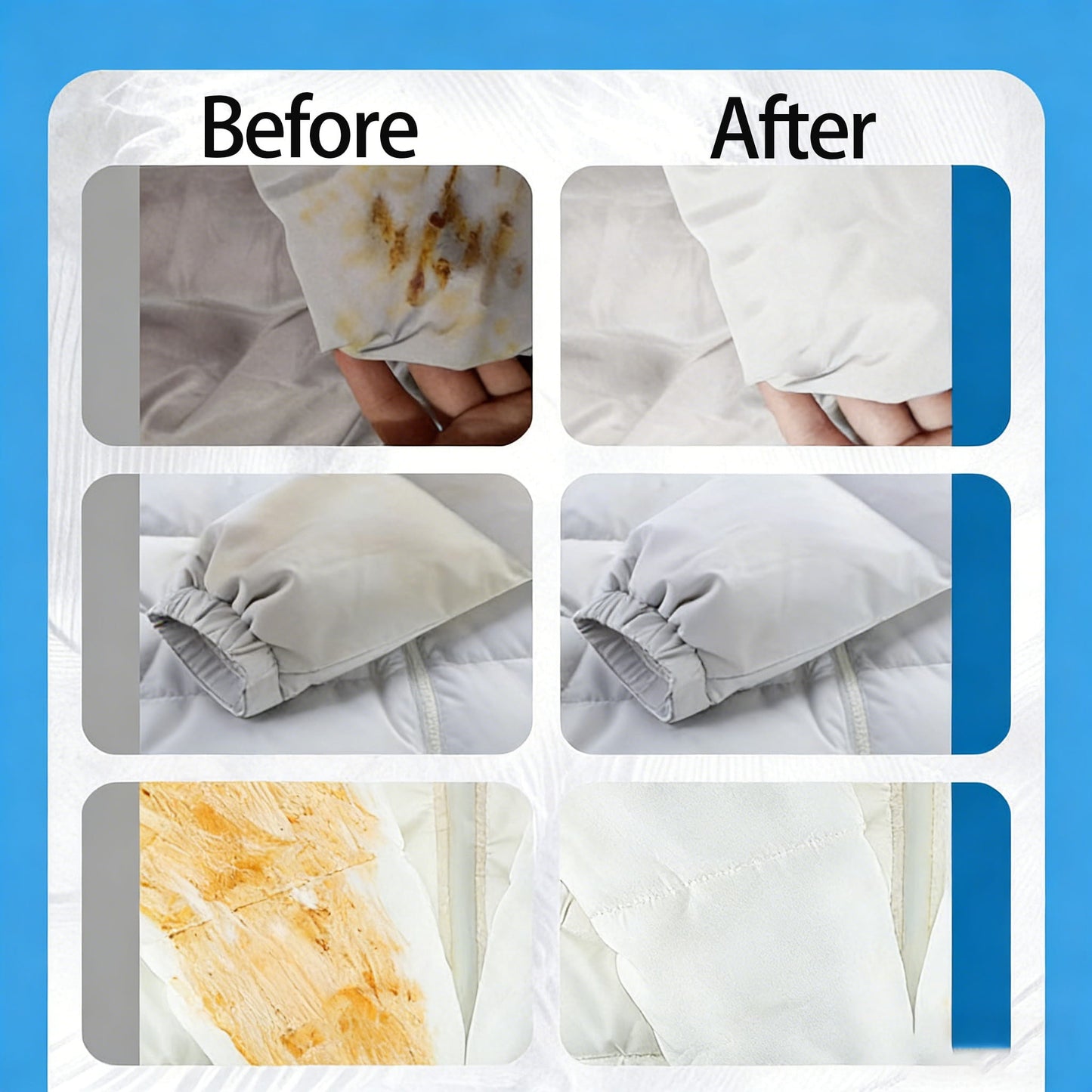 Kemtvätt för dunjackor med borste