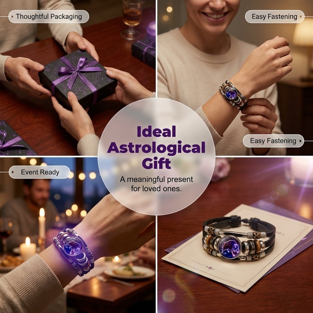 🌌 Bär ditt öde: Armbandet med de 12 stjärntecknen 🌌