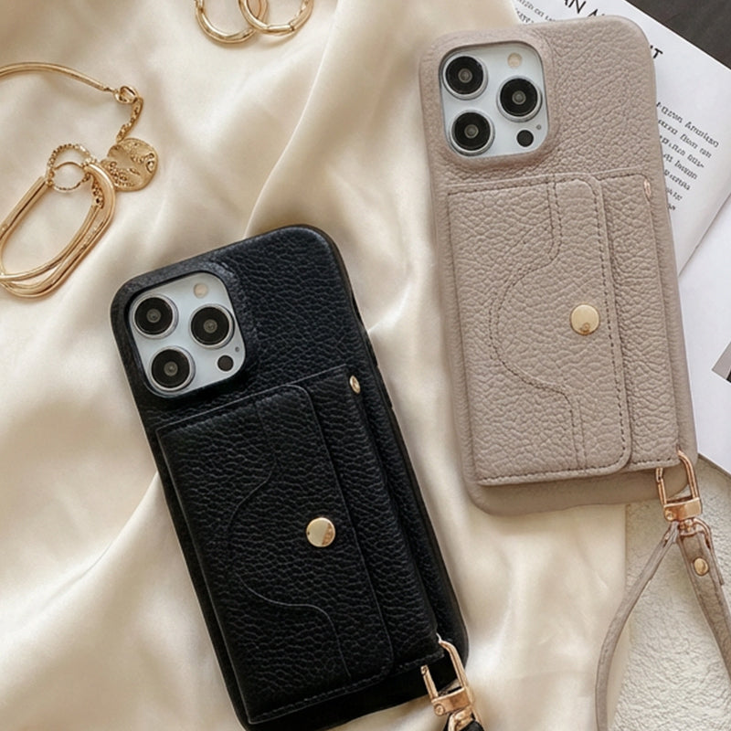 🔥Skyddande rosa telefonskal med spegel och handledsrem