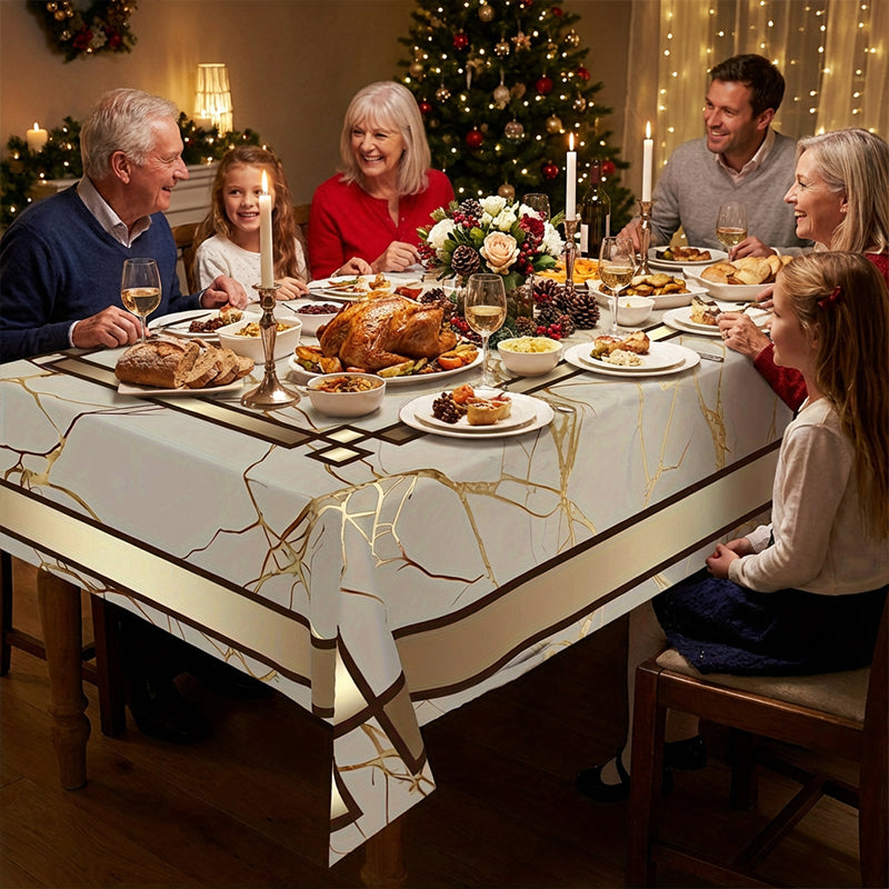 ⏳Tidsbegränsad 50% rabatt⏰Vattentät duk med marmortryck