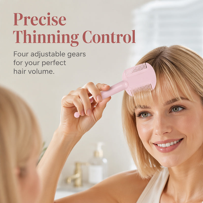 💥Buy 1 Get 1 Free - DIY Hair Thinning Comb – Adjustable Blade & Beginner-Friendly Design